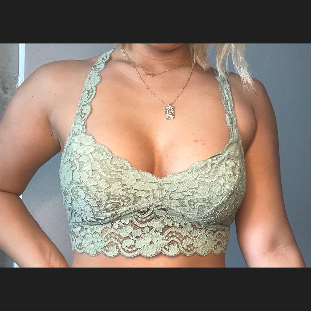 Green bralette